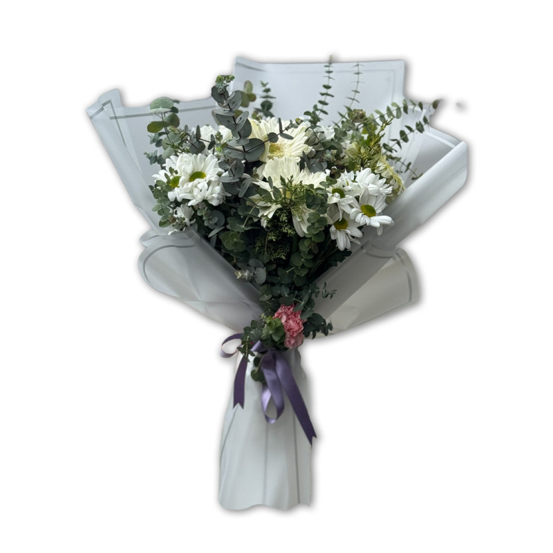 KUCAK DOLUSU OKALİPTUS GERBERA PAPATYA 