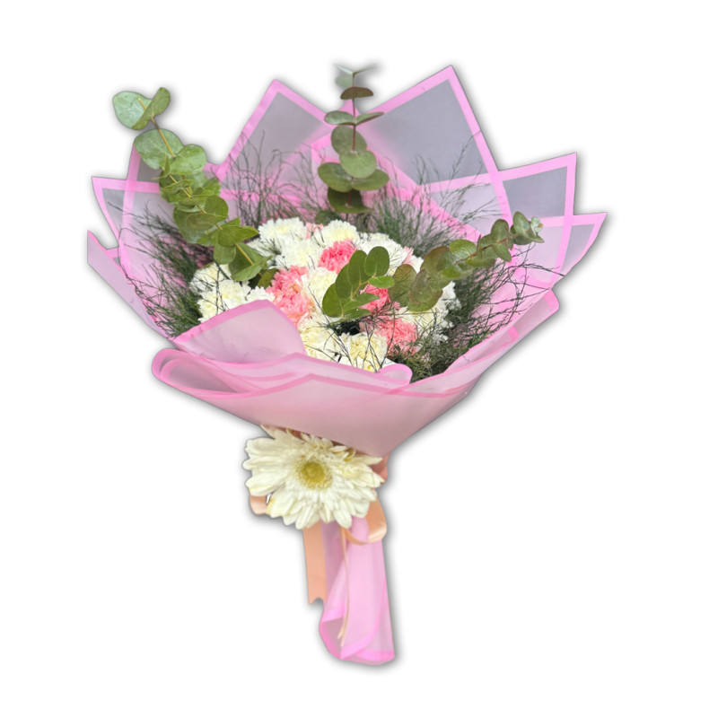 PEMBE BUKET KAĞIDI KARIŞIK KUCAK DOLUSU 