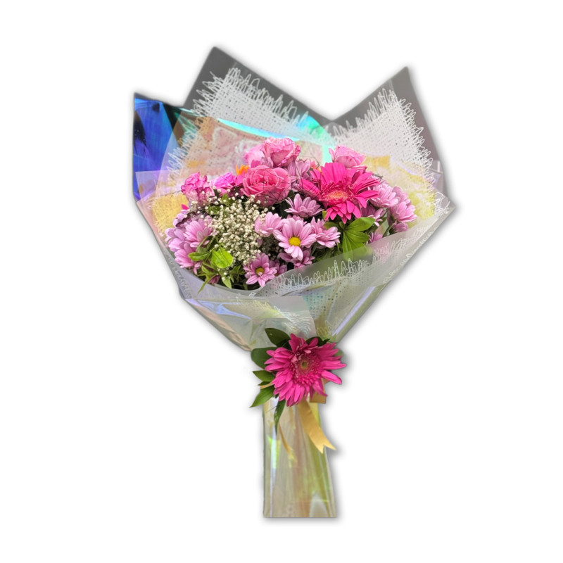 PEMBE GERBERA VE PAPATYA