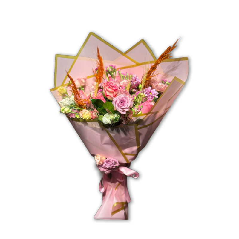 PEMBE KARIŞIK BUKET