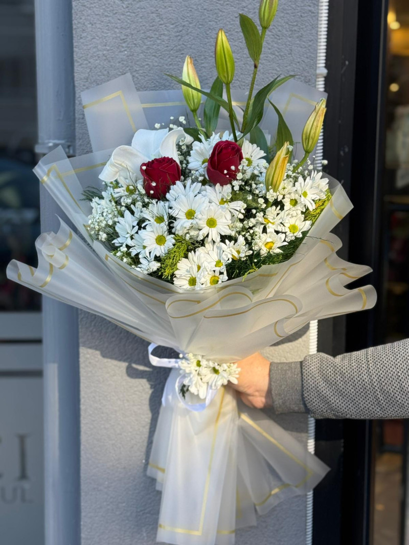 XL KARIŞIK PAPATYA BUKETİ