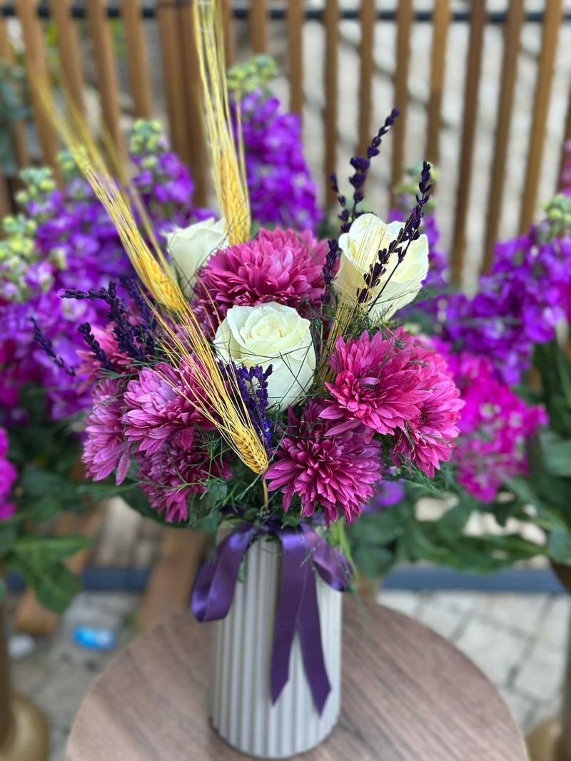 VAZODA 3 BEYAZ GÜL KASIMPATI 